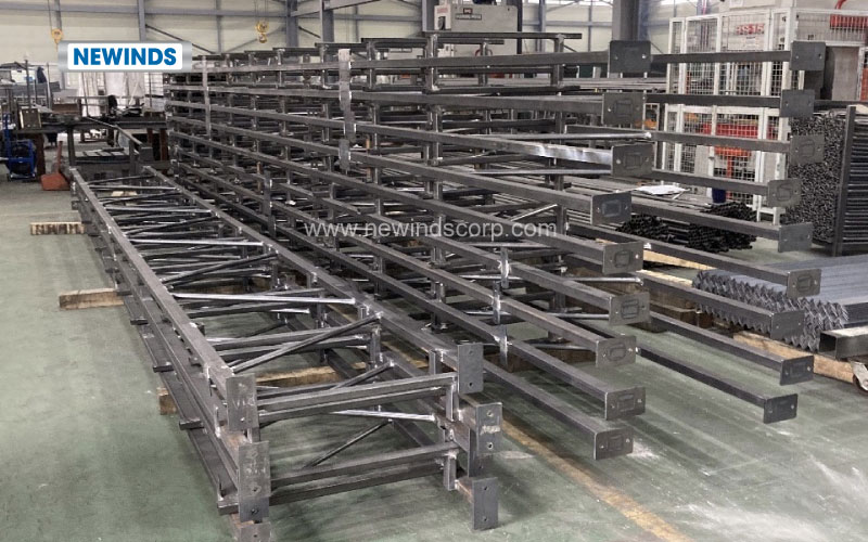 Welded steel trusses