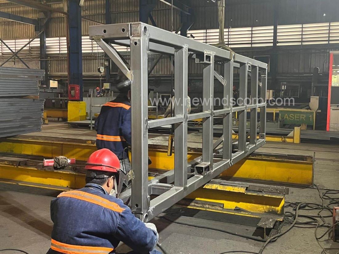 Steel platform fabrication