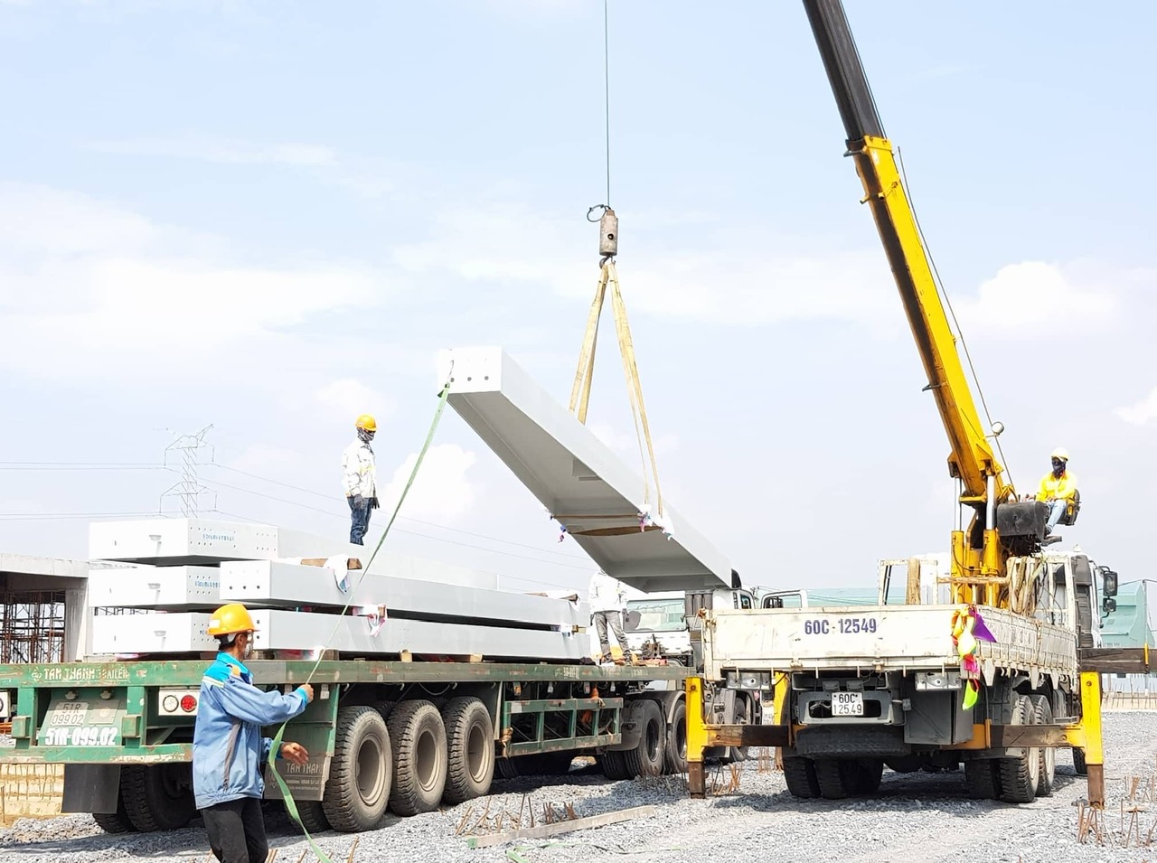erection of steel structures