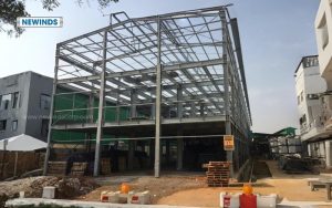 Commercial steel building