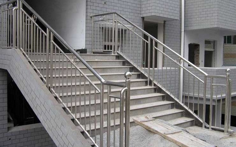 Stainless steel handrails