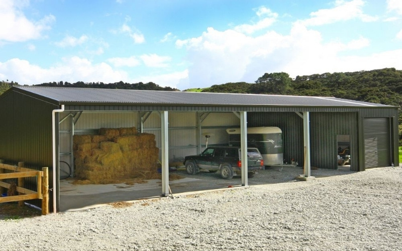 Rural steel shed