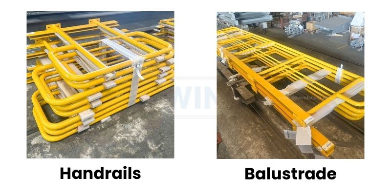 handrails and balustrade