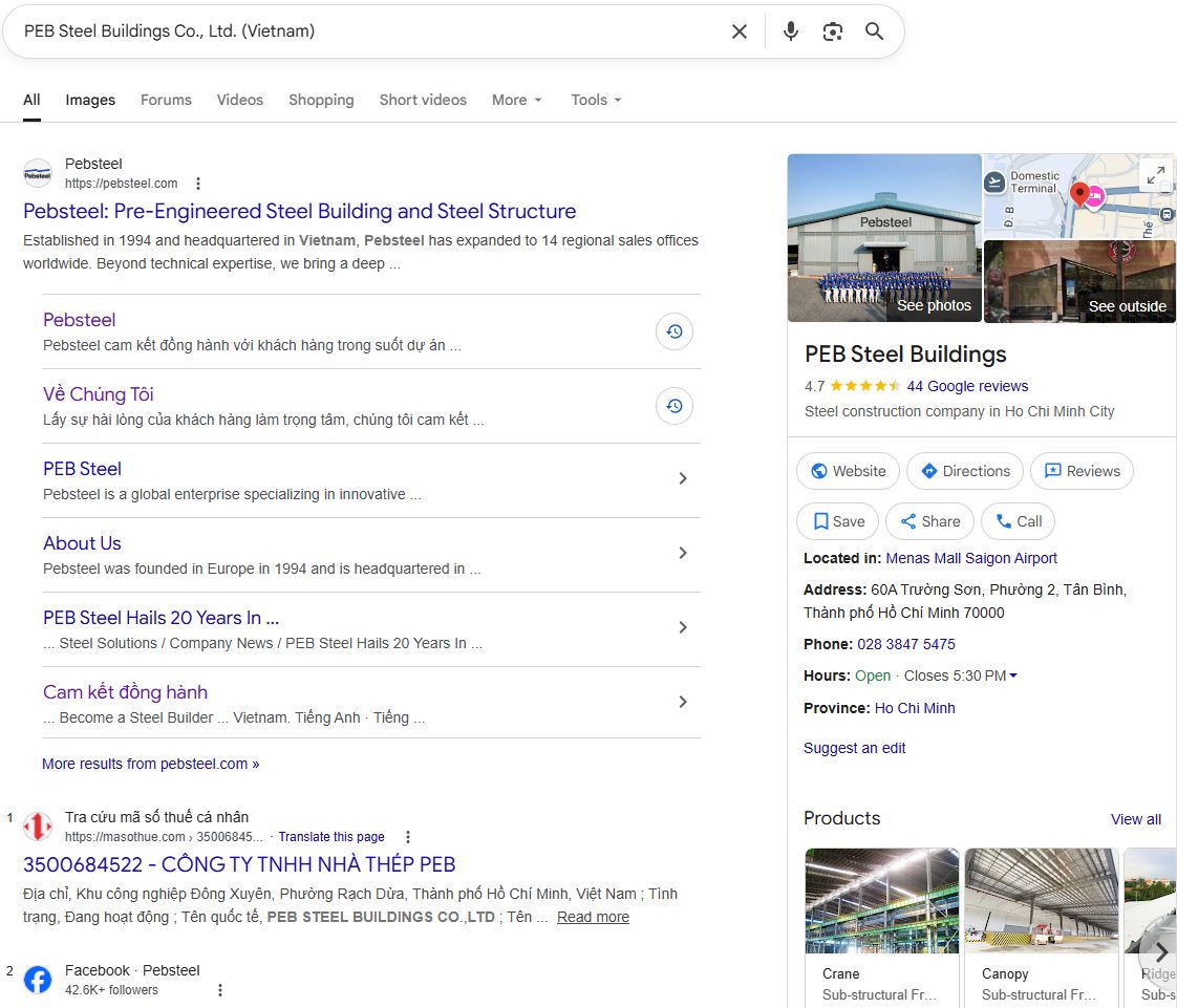 Review Pebsteel Vietnam