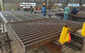 steel fabrication at Newinds factory