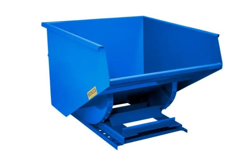 Forklift tipping bin