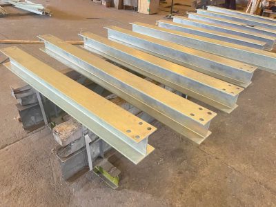 Hot-dip Galvanised steel beam