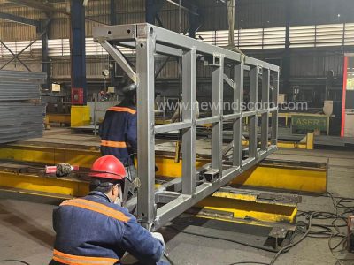 Steel platform fabrication