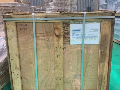 packing steel parts